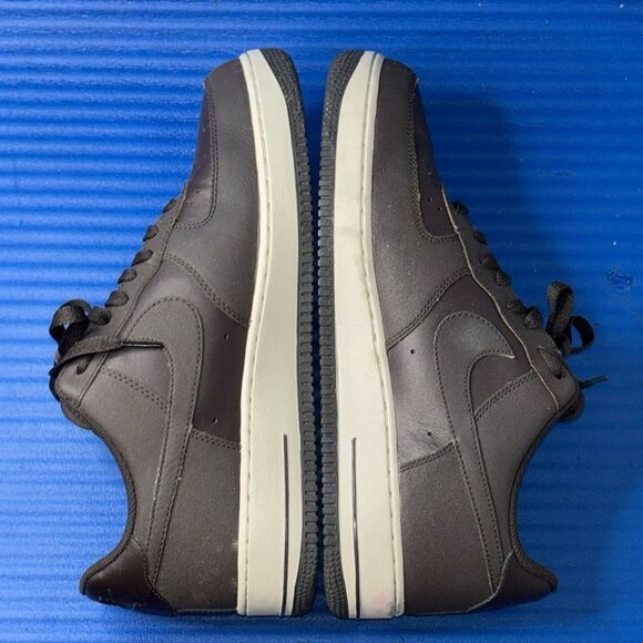 Size 11- Nike Air Force 1 Low 07 Microstripe Brown White 315122-202 RARE 2010 - Picture 6 of 8
